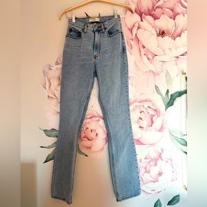 Abercrombie 90s slim straight ultra High rise 90s curve love size 0R